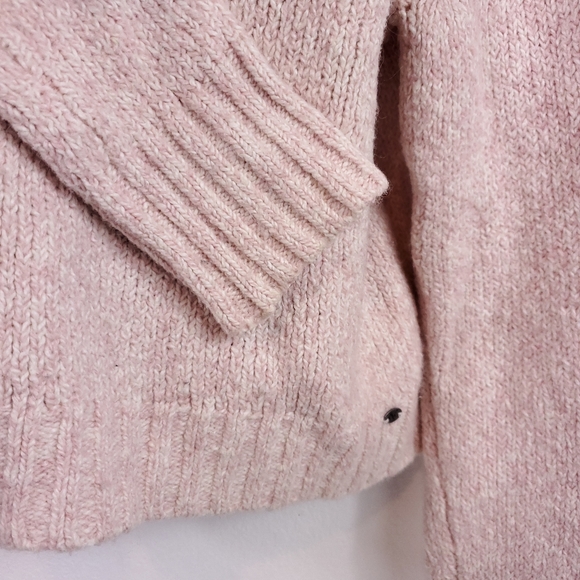 American Eagle Outfitters Pink Cotton Turtleneck Sweater - Picture 4 of 7